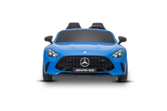 Electric Ride-on car Mercedes GT63 AMG 24V with 4x4 drive, blue, Two-seater, Adjustable driver's sea
