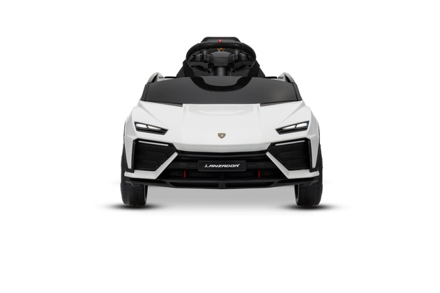 Electric Ride-on Car Lamborghini Lanzador 12V with rear-wheel drive, licensed (Single seater), white