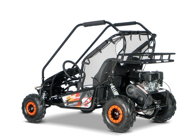 Petrol Go-Kart for children Beneo Motors BUGGY RSX XL orange - 212cm3