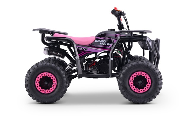 Kids Petrol Pocket Quad 49cc | Beneo Motors Escape Pink | Ages 4+ | Speed Limiter