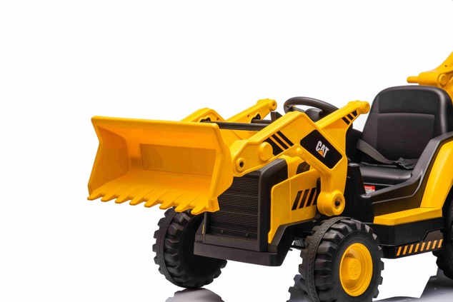 Licensed Caterpillar Electric Excavator with Slope and Excavation Bucket, Single Seater, Yellow, USB