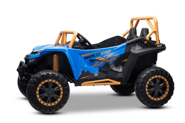 Electric Ride-on buggy Artic CAT XXL 4x4 24V, blue, two-seater, Soft EVA wheels, Powerful engines, L