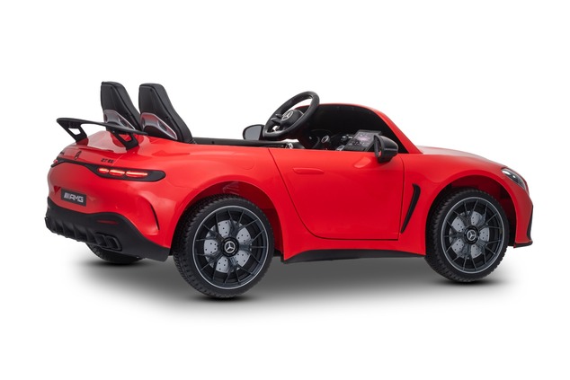 Electric Ride-on car Mercedes GT63 AMG 24V with 4x4 drive, red, Two-seater, Adjustable driver's seat