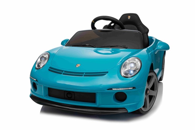 Electric Ride-on car RUF GT 12V, blue, Opening doors, 2.4 GHz remote control, LED lights front and r