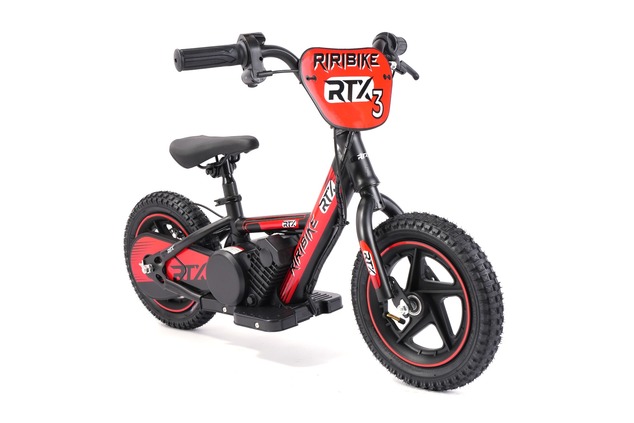 Children's electric balancer RIRIBIKE RTX3 24V (12"), red, Lithium battery, 100W motor, Disc brake, 
