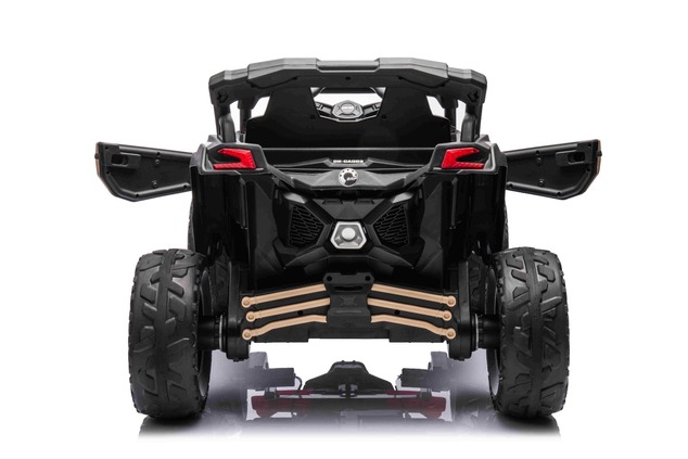 Electric Ride-on car Can-am Maverick One-seater with 4X4 drive, Black, Independent suspension, 2.4 G