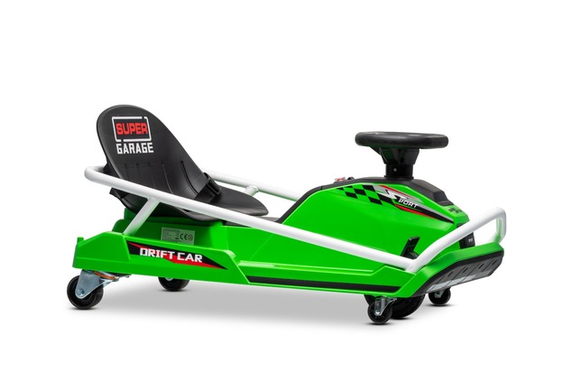 Drift kart elettrico 24V | Beneo Motors | Verde | Motore brushless 300 W | Batteria al litio | Modal