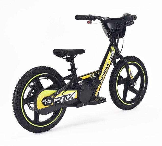 Children's electric balancer RIRIBIKE RTX6 24V (16"), yellow, Lithium battery, 250W motor, Disc brak