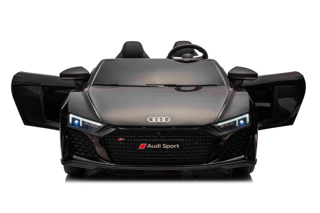 UTV elektrische kinderauto 24V | Audi R8 SPYDER | 2-zitter | zwart | MP3-speler met USB/AUX en Bluet
