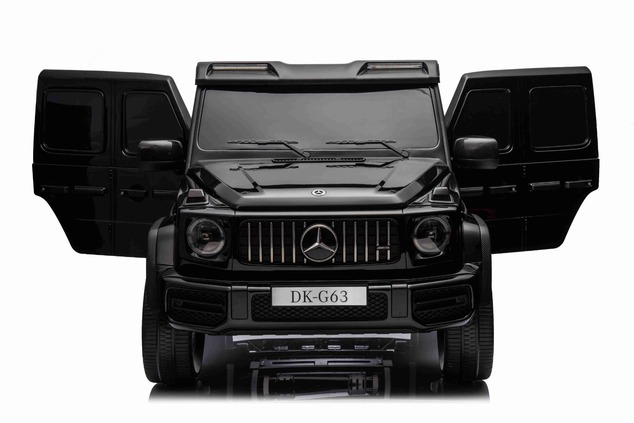Electric Ride-on car Mercedes-Benz G63 AMG 4x4² Two-seater 12V, black, MP3 Player with USB/AUX input