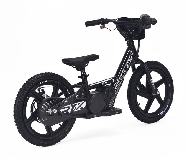 Children's electric balancer RIRIBIKE RTX6 24V (16"), black, Lithium battery, 250W motor, Disc brake