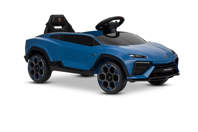 Electric Ride-on Car Lamborghini Lanzador 12V with rear-wheel drive, licensed (Single seater), blue,