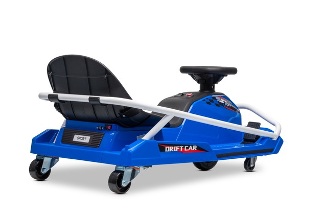 Drift kart elettrico 24V | Beneo Motors | Blu | Motore brushless 300 W | Batteria al litio | Modalit