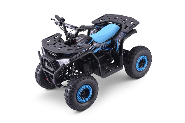 Kids Electric Mini Quad 800W | Beneo Motors Escape Blue | Ages 4+ | 3-Speed Limiter