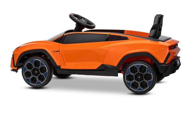 Electric Ride-on Car Lamborghini Lanzador 12V with rear-wheel drive, licensed (Single seater), orang