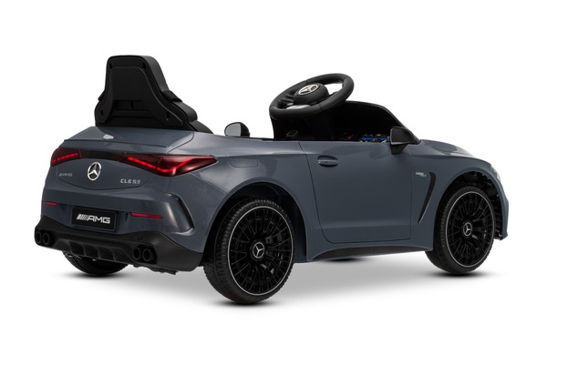 Electric Ride-on car Mercedes CLE 12V with rear-wheel drive, grey, Single seater, Lithium battery, L
