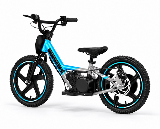Elektrické odrážedlo 24 V, 250 W, 16″ kola | Beneo Motors RIRIBIKE RTX6 S | Modré