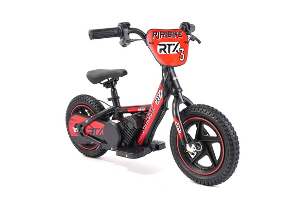 Children's electric balancer RIRIBIKE RTX3 24V (12"), red, Lithium battery, 100W motor, Disc brake, 