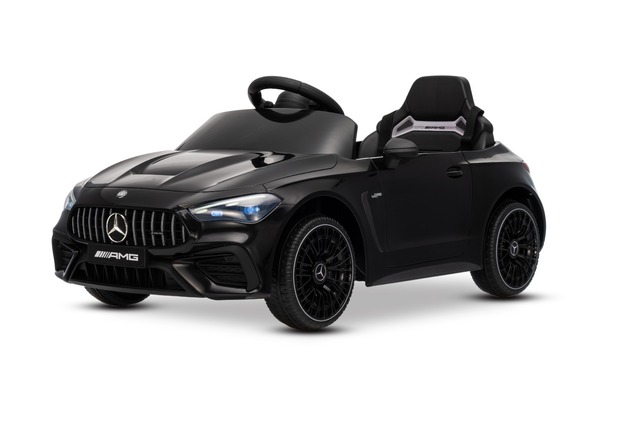 Electric Ride-on car Mercedes CLE 12V with rear-wheel drive, black, Single seater, Lithium battery, 