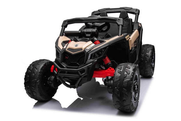 Electric Ride-on car Can-am Maverick One-seater with 4X4 drive, Black, Independent suspension, 2.4 G