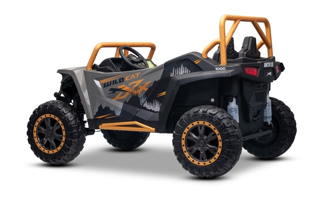 Electric Ride-on buggy Artic CAT XXL 4x4 24V, gray, two-seater, Soft EVA wheels, Powerful engines, L