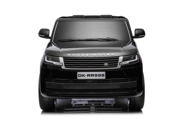 Electric Ride-on car Range Rover Model 2023, Two Seater, Black, Leatherette Seats, Radio with USB In