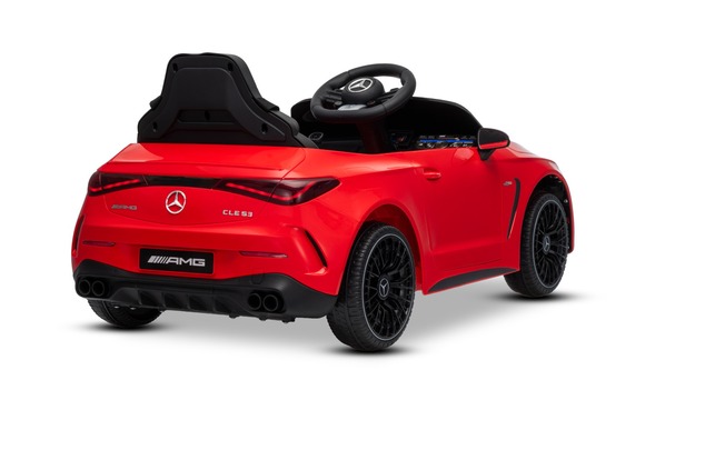 Electric Ride-on car Mercedes CLE 12V with rear-wheel drive, red, Single seater, Lithium battery, LE