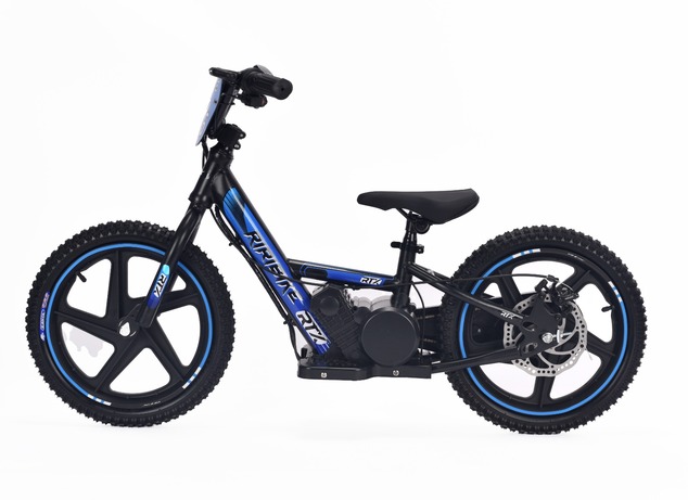 Children's electric balancer RIRIBIKE RTX6 24V (16"), blue, Lithium battery, 250W motor, Disc brake,