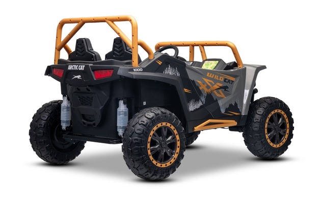 Electric Ride-on buggy Artic CAT XXL 4x4 24V, gray, two-seater, Soft EVA wheels, Powerful engines, L