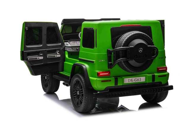 Electric Ride-on car Mercedes-Benz G63 AMG 4x4² Two-seater 24V, Green painted, MP4 Player with USB/A