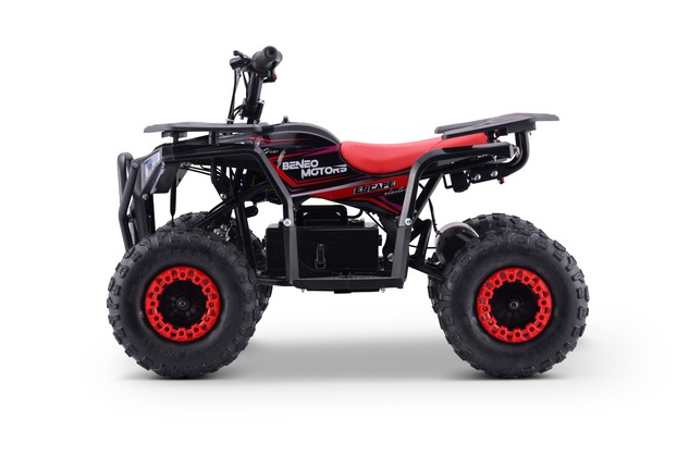 Kids Electric Mini Quad 800W | Beneo Motors Escape Red | Ages 4+ | 3-Speed Limiter