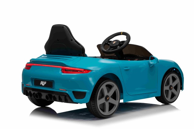 Electric Ride-on car RUF GT 12V, blue, Opening doors, 2.4 GHz remote control, LED lights front and r