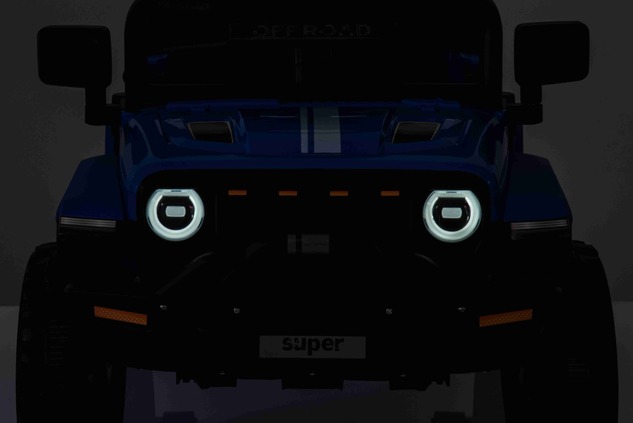 Electric car for children OFFROAD NEW with rear-wheel drive, black, Lithium battery, High chassis, W
