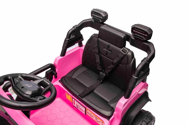 Electric Ride-On Car Ford Bronco with Rear-Wheel Drive, Licensed (Single-Seater), Pink, Lithium Batt