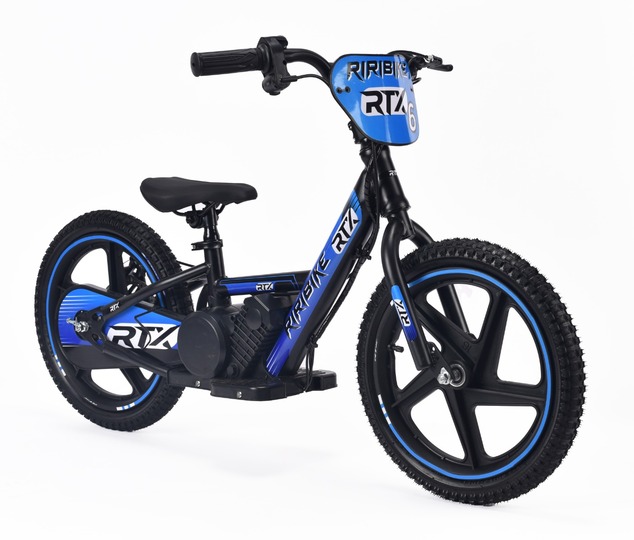 Children's electric balancer RIRIBIKE RTX6 24V (16"), blue, Lithium battery, 250W motor, Disc brake,