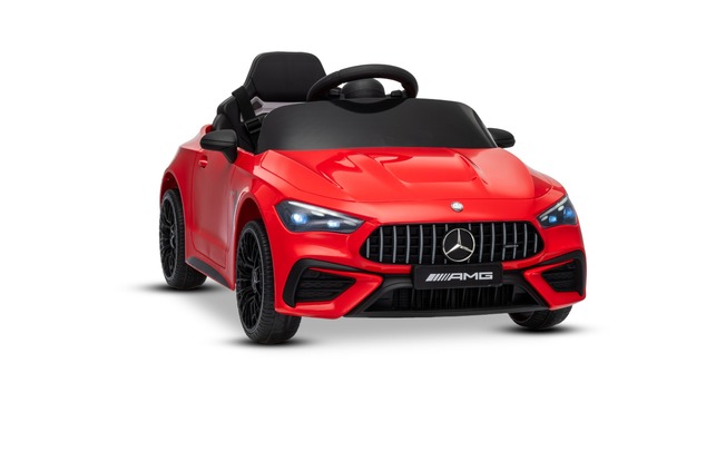 Electric Ride-on car Mercedes CLE 12V with rear-wheel drive, red, Single seater, Lithium battery, LE
