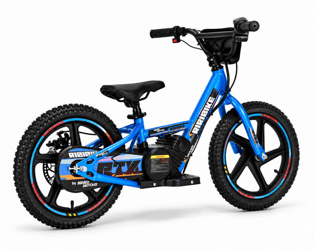 Elektrické odrážedlo 24 V | Beneo Motors RIRIBIKE RTX6 | Motor 250 W | 16" kola | Modré