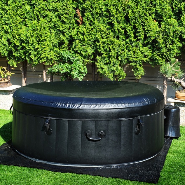 BeneoSpa NEW Portable Inflatable Bubble Spa, Hot Tube, Jacuzzi, Black