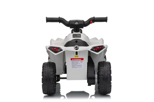 Licencovaná dětská elektrická mini čtyřkolka 25 W | Can-Am Renegade | Lithiový akumulátor 7,2 V | Bílá