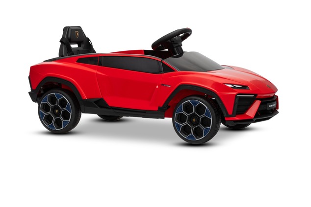Electric Ride-on Car Lamborghini Lanzador 12V with rear-wheel drive, licensed (Single seater), red, 