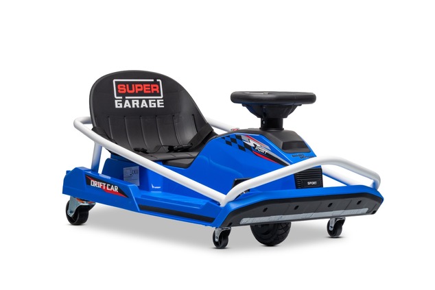 Drift kart elettrico 24V | Beneo Motors | Blu | Motore brushless 300 W | Batteria al litio | Modalit