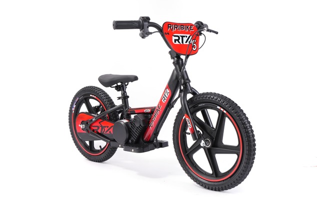 Children's electric balancer RIRIBIKE RTX6 24V (16"), red, Lithium battery, 250W motor, Disc brake, 