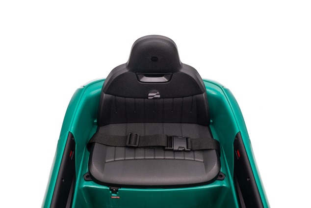 Electric Ride-on car Mini Cooper 12V, green, MP3 Player with USB and Bluetooth connection, 2.4 GHz r