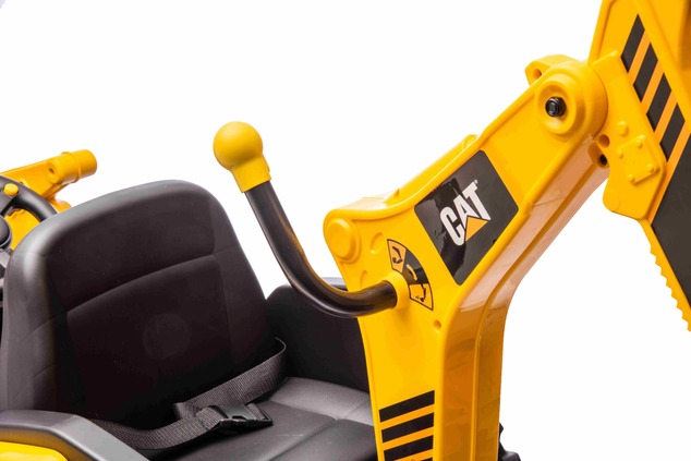 Licensed Caterpillar Electric Excavator with Slope and Excavation Bucket, Single Seater, Yellow, USB