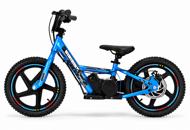 Elektrické odrážedlo 24 V | Beneo Motors RIRIBIKE RTX6 | Motor 250 W | 16" kola | Modré