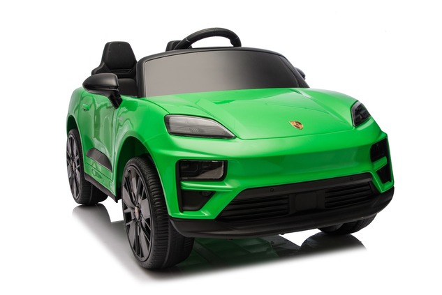 Electric Ride-on car Porsche Macan 12V Licensed with rear-wheel drive (Single seat), green, Lithium 
