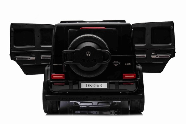 Electric Ride-on car Mercedes-Benz G63 AMG 4x4² Two-seater 24V, Black painted, MP4 Player with USB/A