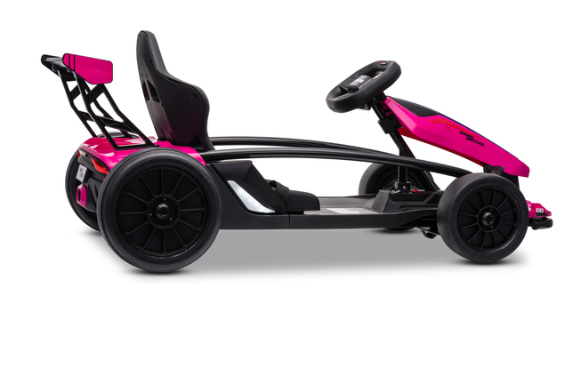 Drift kart elettrico per bambini 24 V | Beneo Motors Drift Car | Rosa | 2 × 200 W | Batteria al litio
