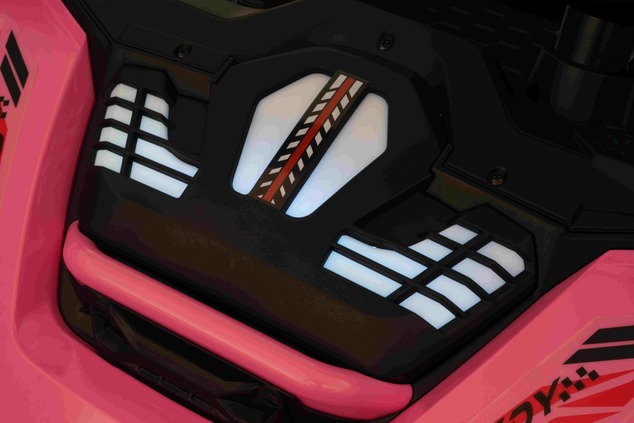 Auto elettrica per bambini T-REX Ride 4x4 24V | 2 posti | Rosa | Lettore MP3 con ingresso USB/AUX | 