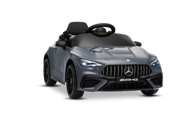 Electric Ride-on car Mercedes CLE 12V with rear-wheel drive, grey, Single seater, Lithium battery, L